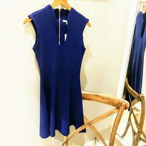 Francesca's Navy A-line Dress